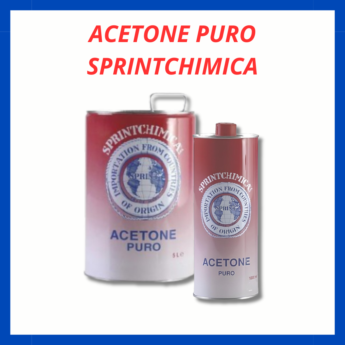Acetone Puro Spritchimica CIS.