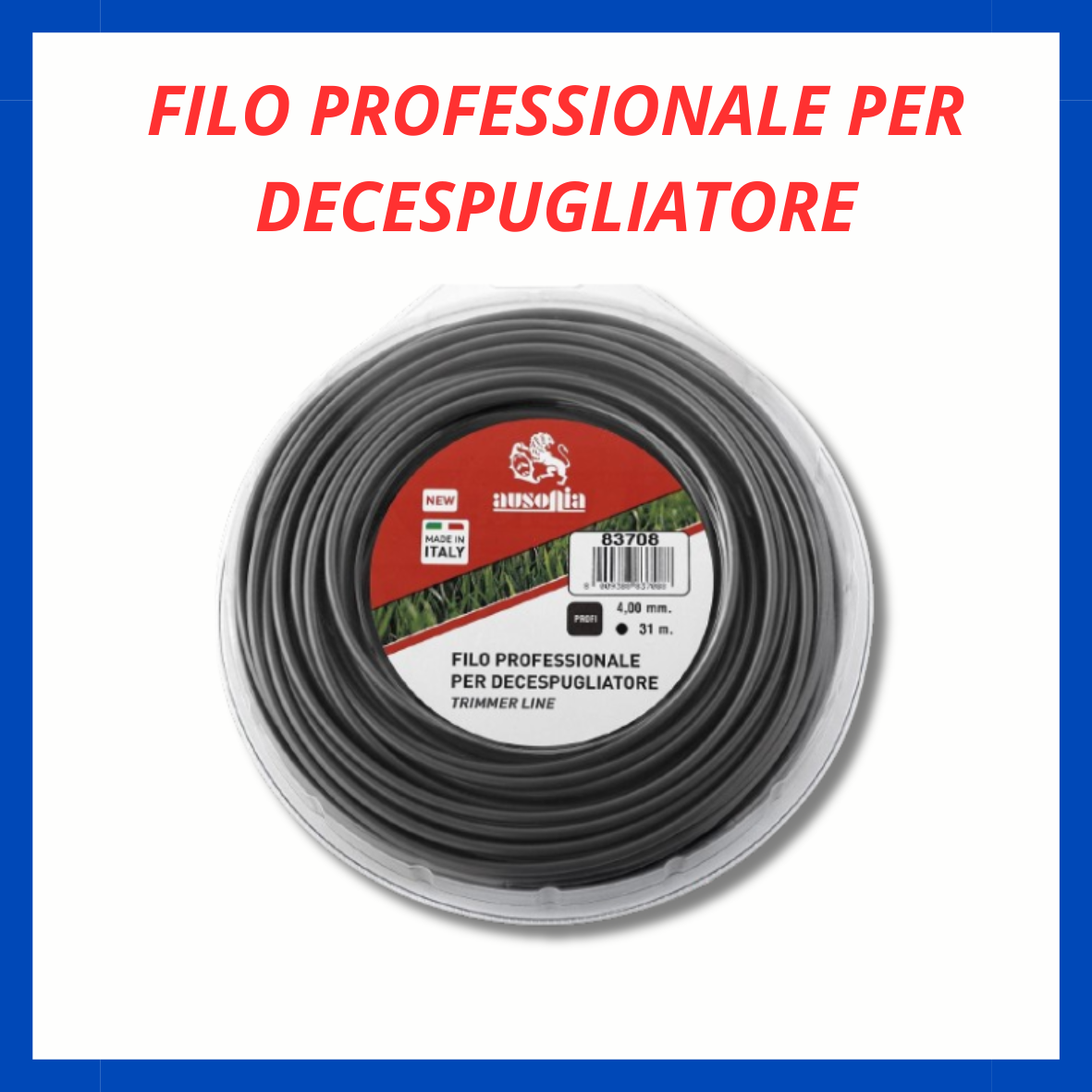 Filo professionale per decespugliatore GN.
