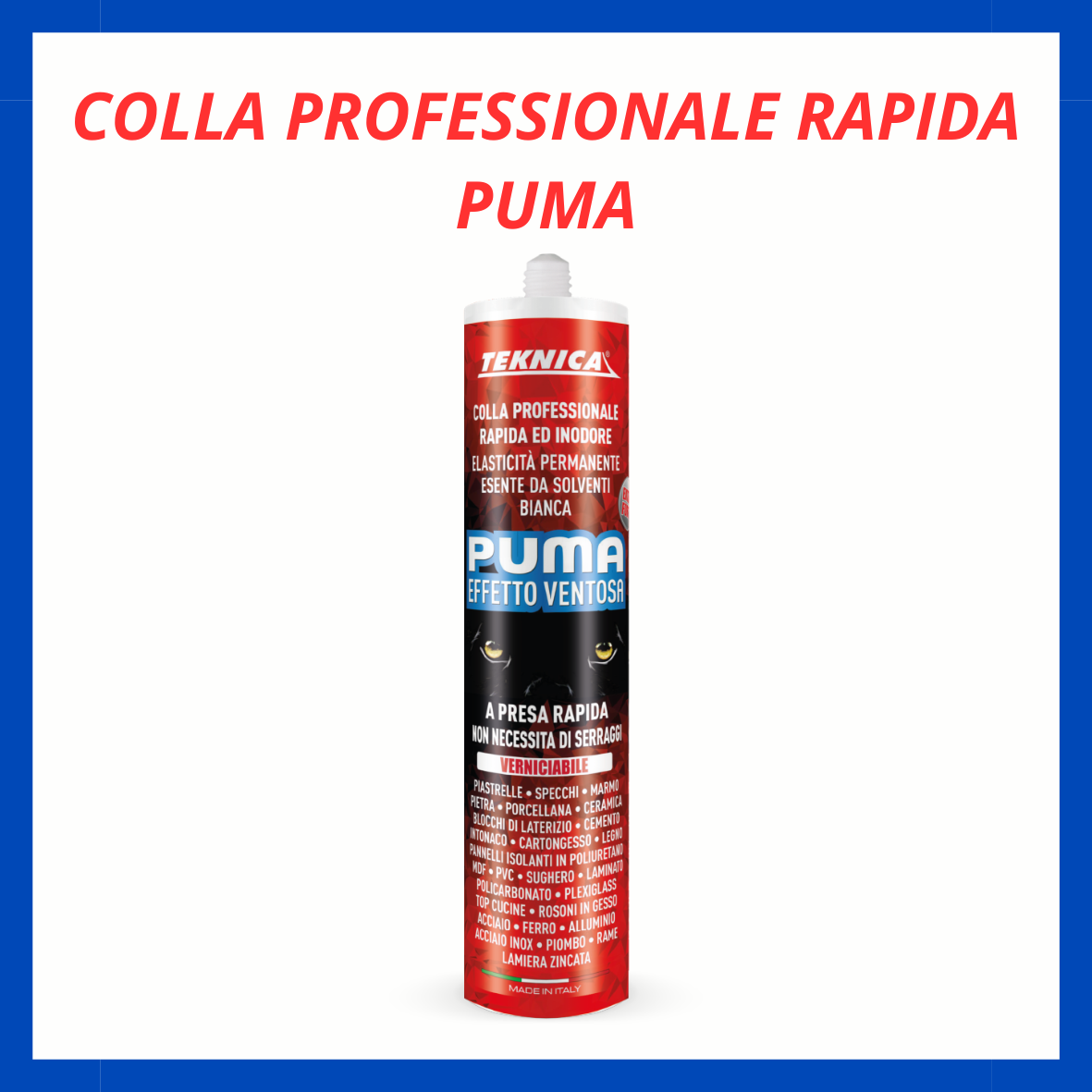 Colla professionale rapida puma AC.