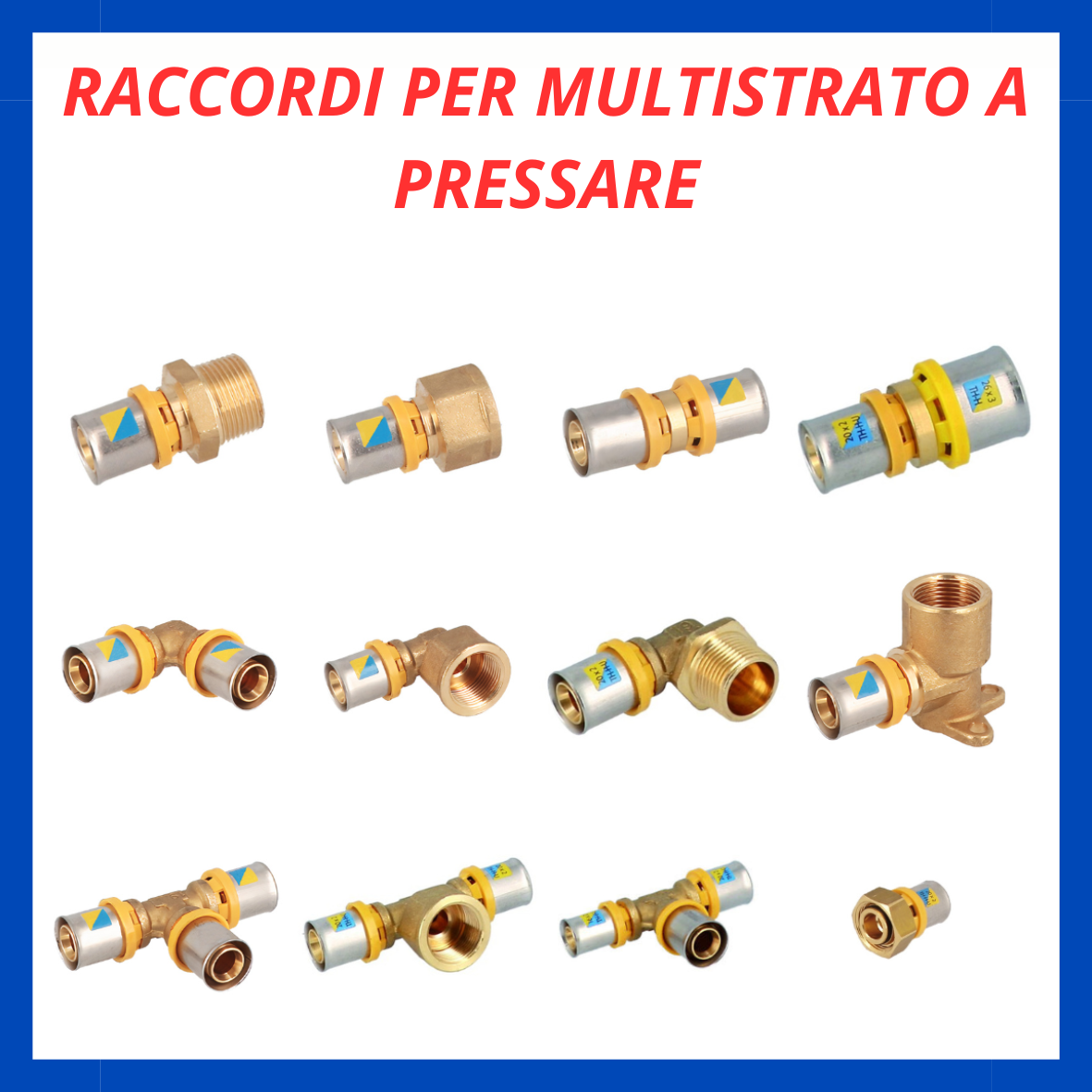 Raccordi per multistrato a pressare trident RC.