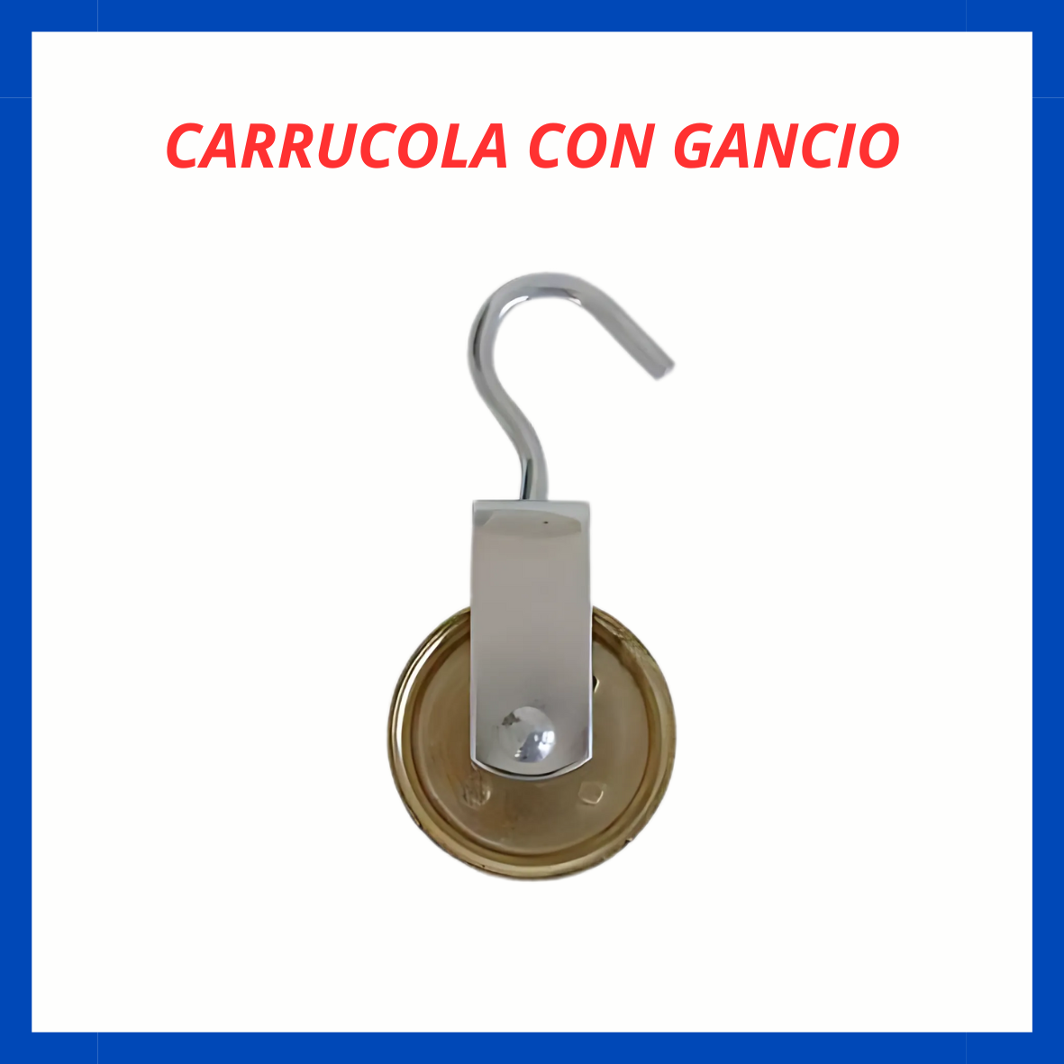 Carrucola con gancio