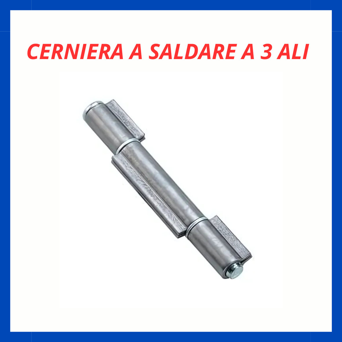 Cerniera a saldare a 3 ali FR.