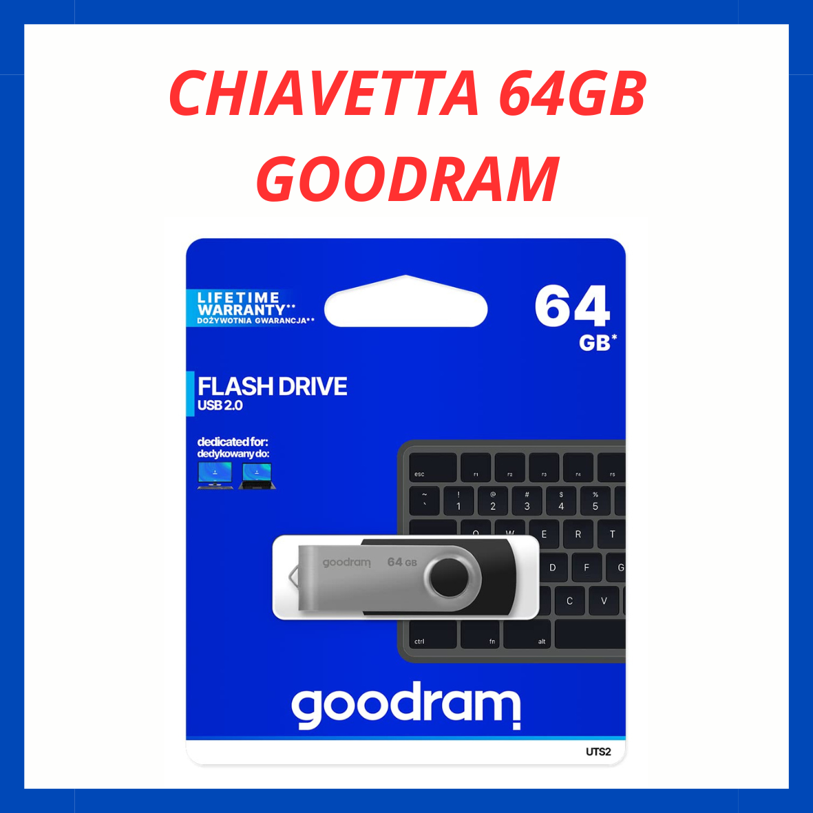 Chiavetta 64gb Goodram EA.