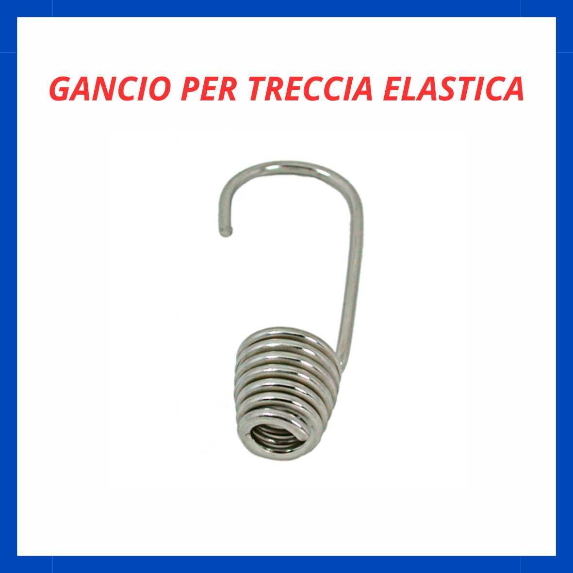 Gancio per treccia elastica FR.