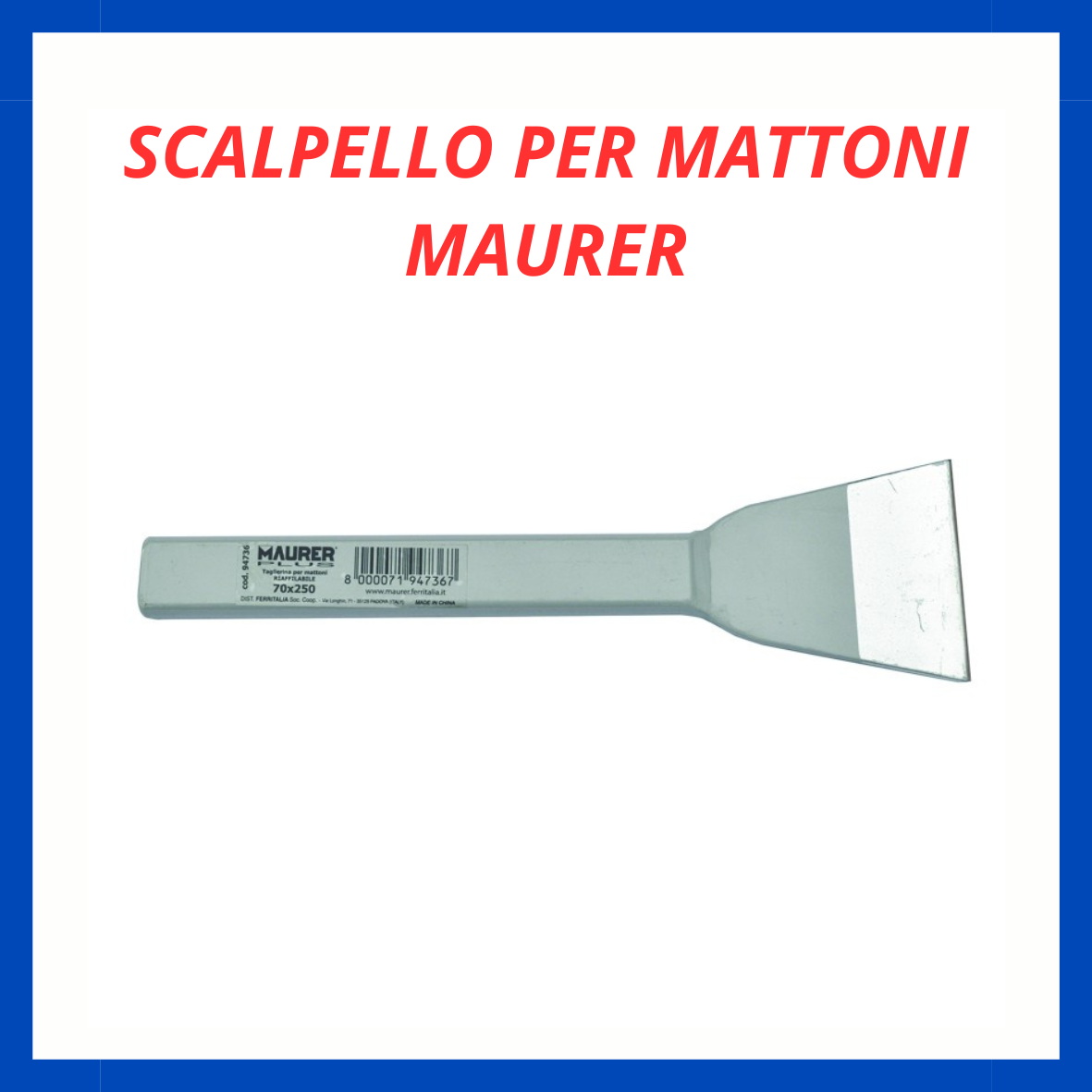 Scalpello per mattoni Maurer ED.