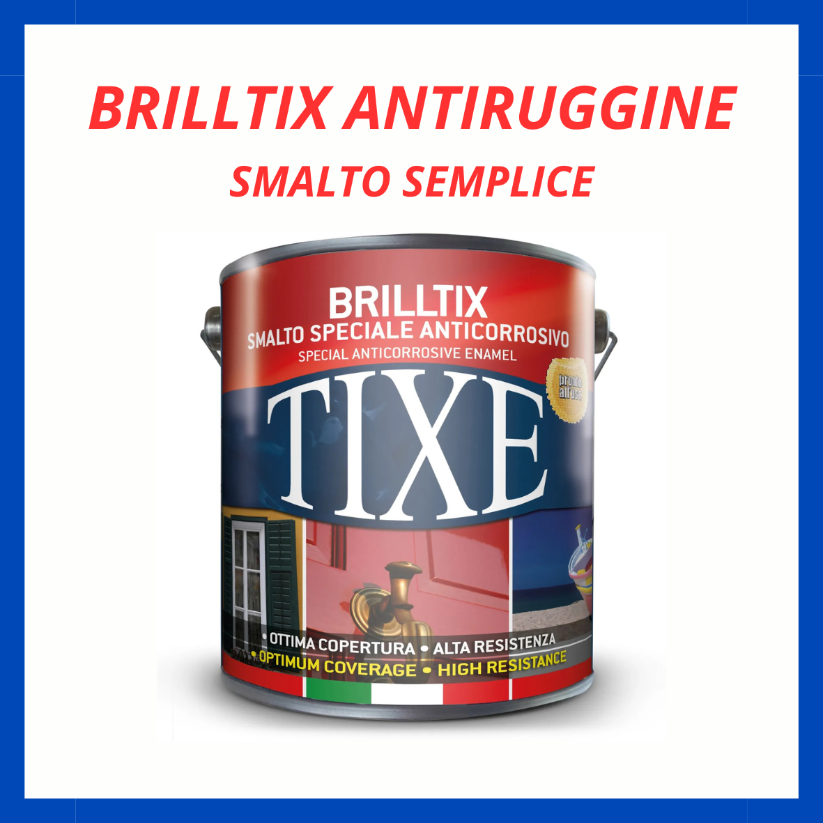 Brilltix Smalto semplice Antirugine CIS.