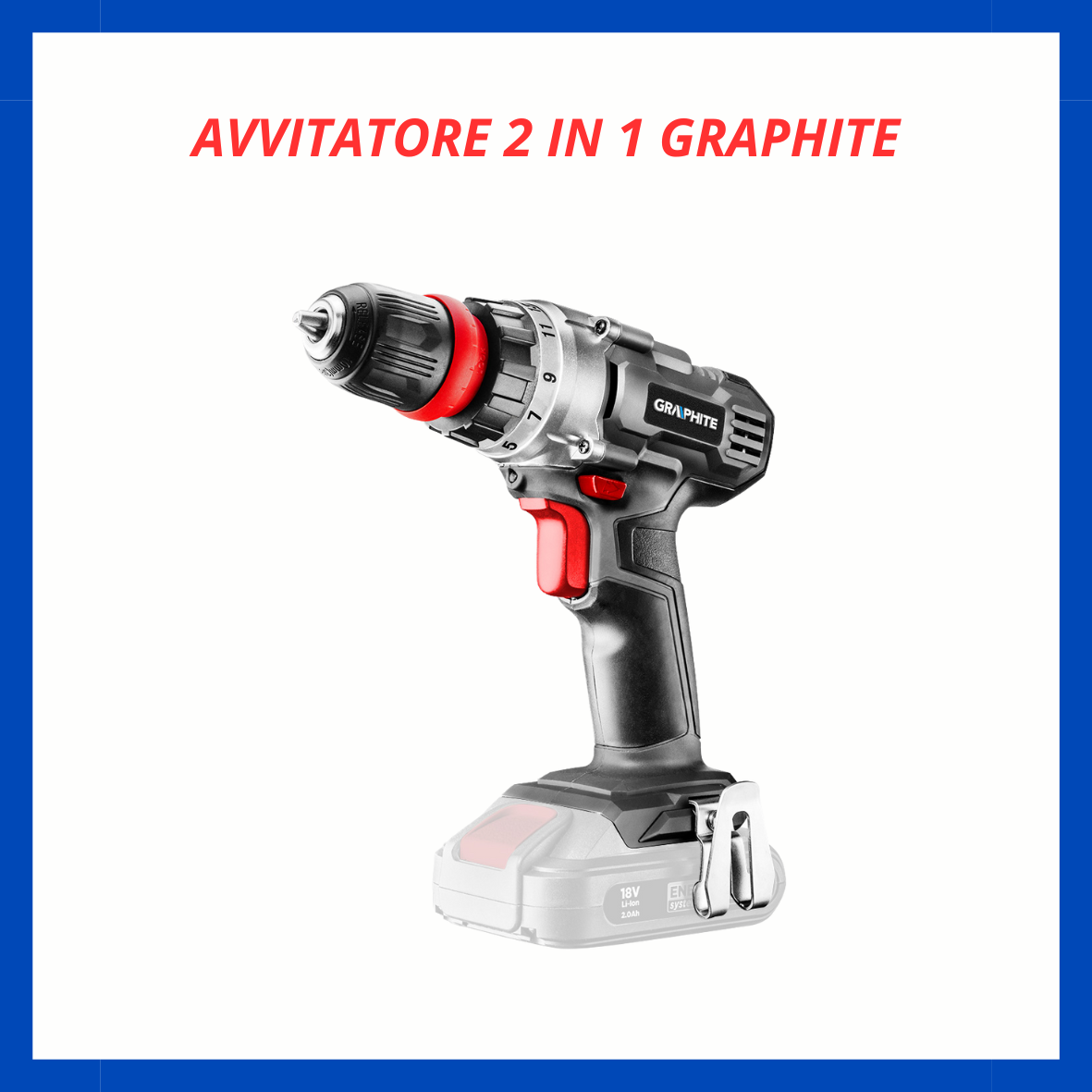 Avvitatore 2 in 1 Graphite EU.