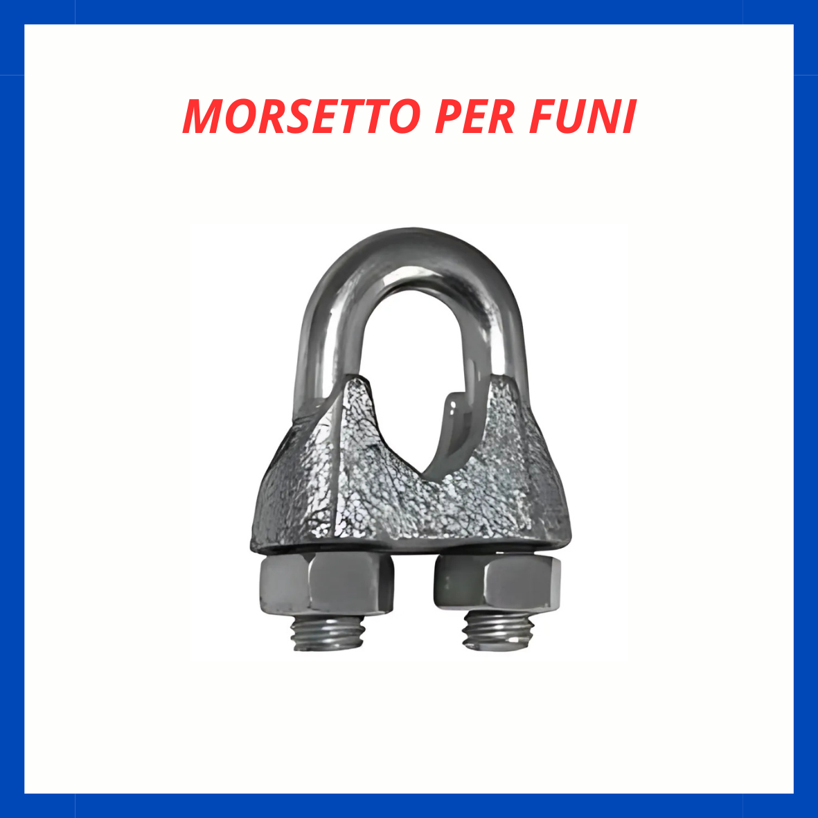 Morsetto per funi FR.
