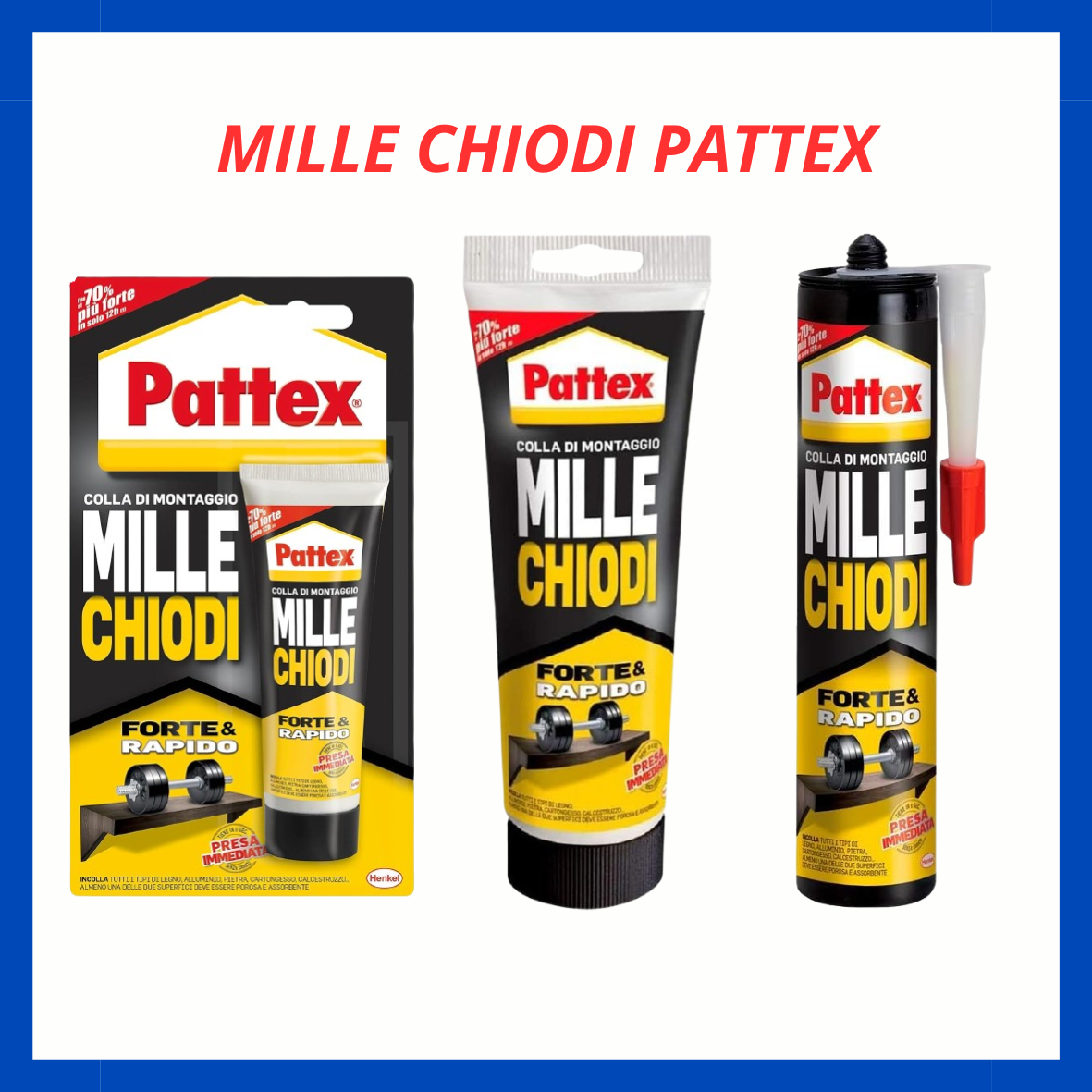 Mille chiodi pattex AC.