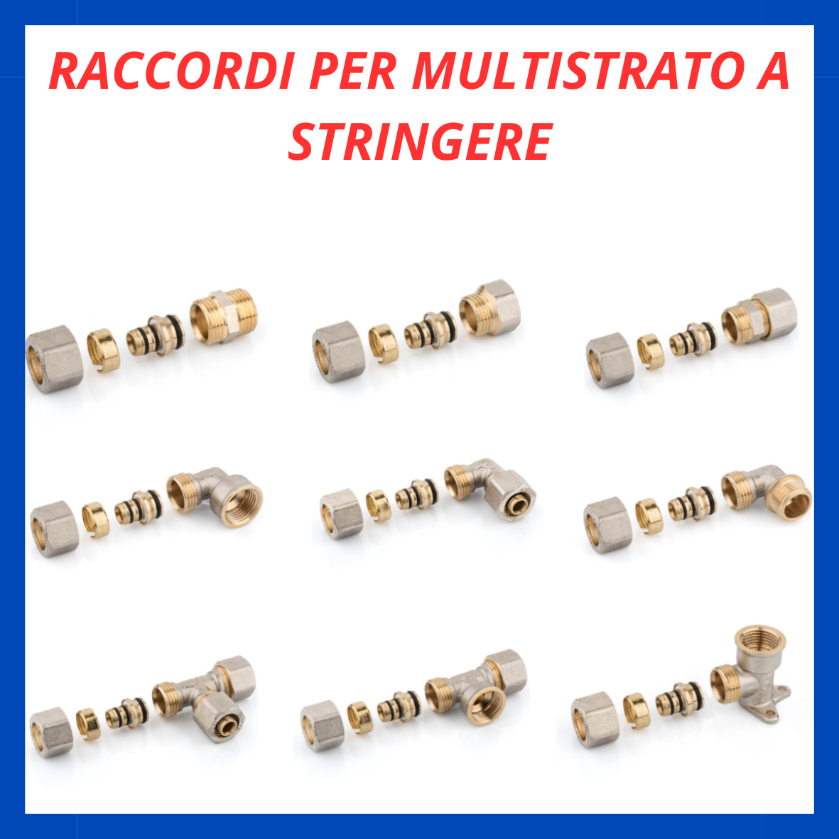 Raccordi per multistrato a stringere RC.