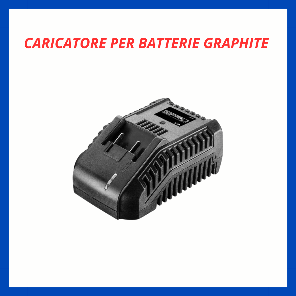 Caricatore per batterie Graphite EU.