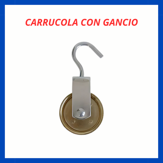 Carrucola con gancio