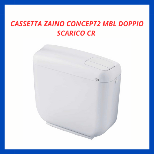 Cassetta wc zaino concept2 MBL doppio scarico CR CB.