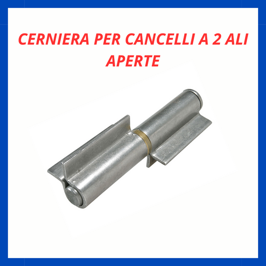 Cerniera per cancelli a 2 ali aperte FR.