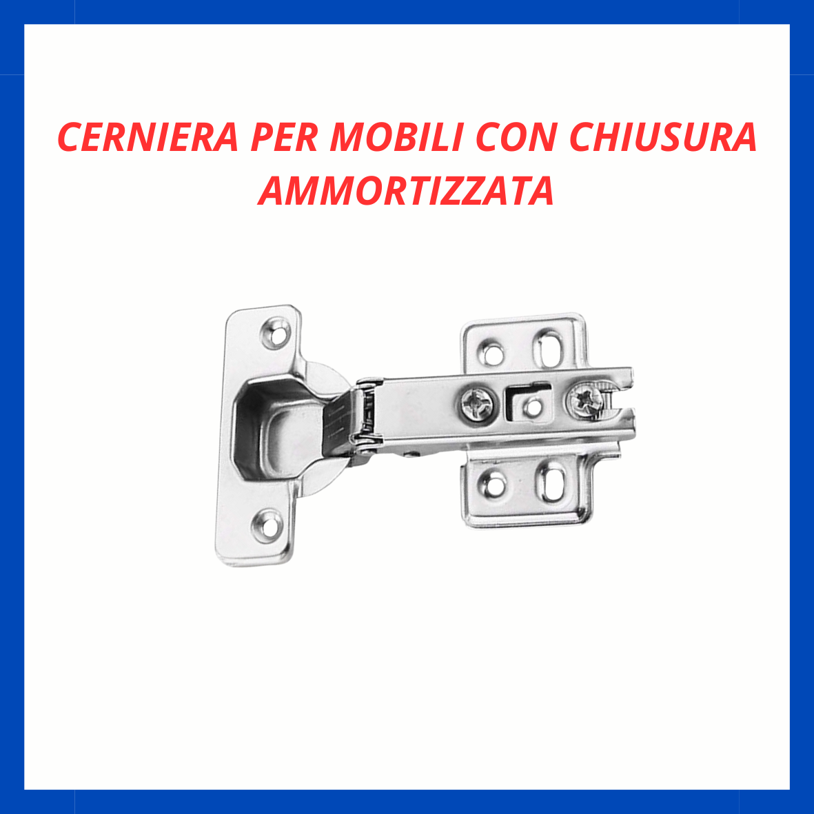 Cerniera per mobili con chiusura ammortizzata FR.