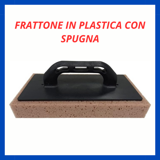 Frattone in plastica con spugna ED.
