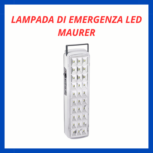 Lampada Di Emergenza Led Maurer EA.