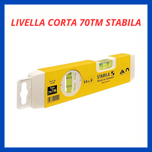 Livella corta magnetica 70TM Stabila ED.