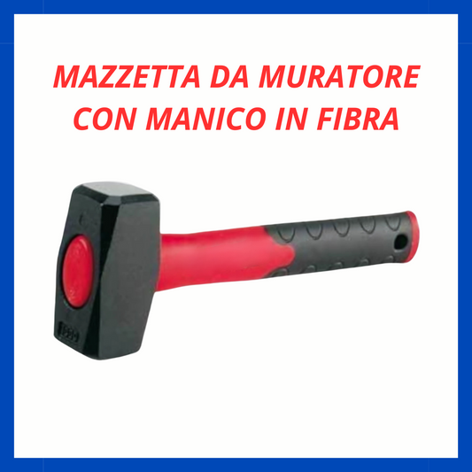 Mazzetta da muratore con manico in fibra ED.