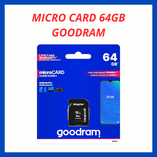 Micro Card 64gb Goodram EA.