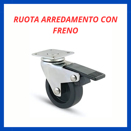 Ruota arredamento con freno FR.