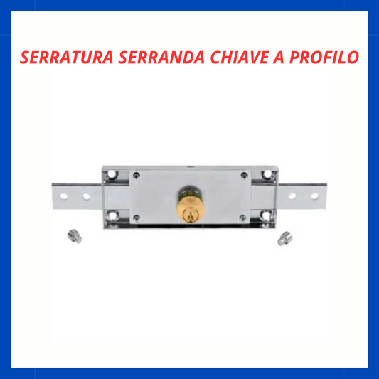 Serratura serranda con chiave a profilo FR.