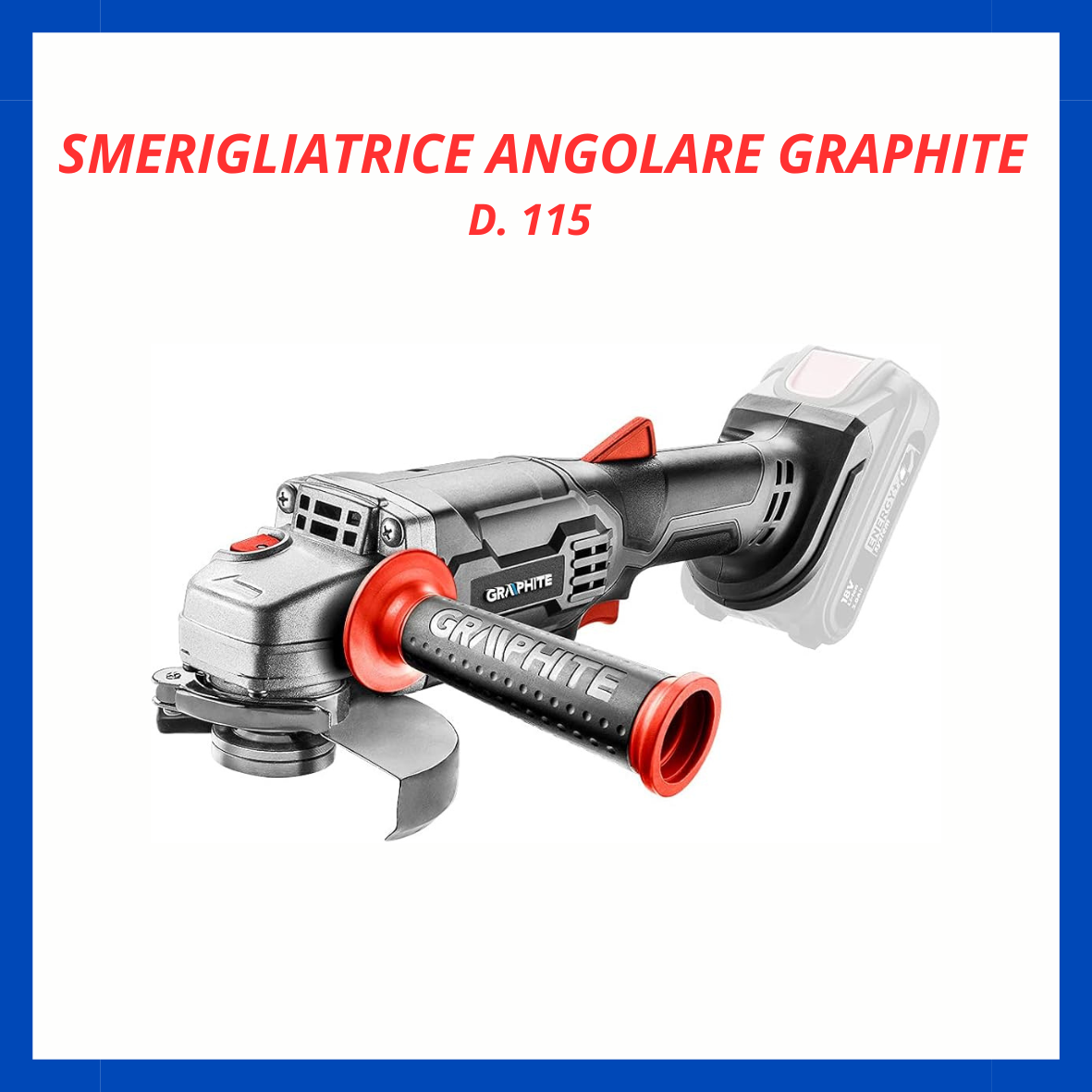 Smerigliatrice angolare d. 115 Graphite EU.
