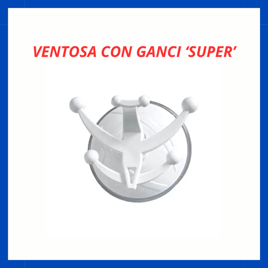 Ventosa con ganci 'Super'